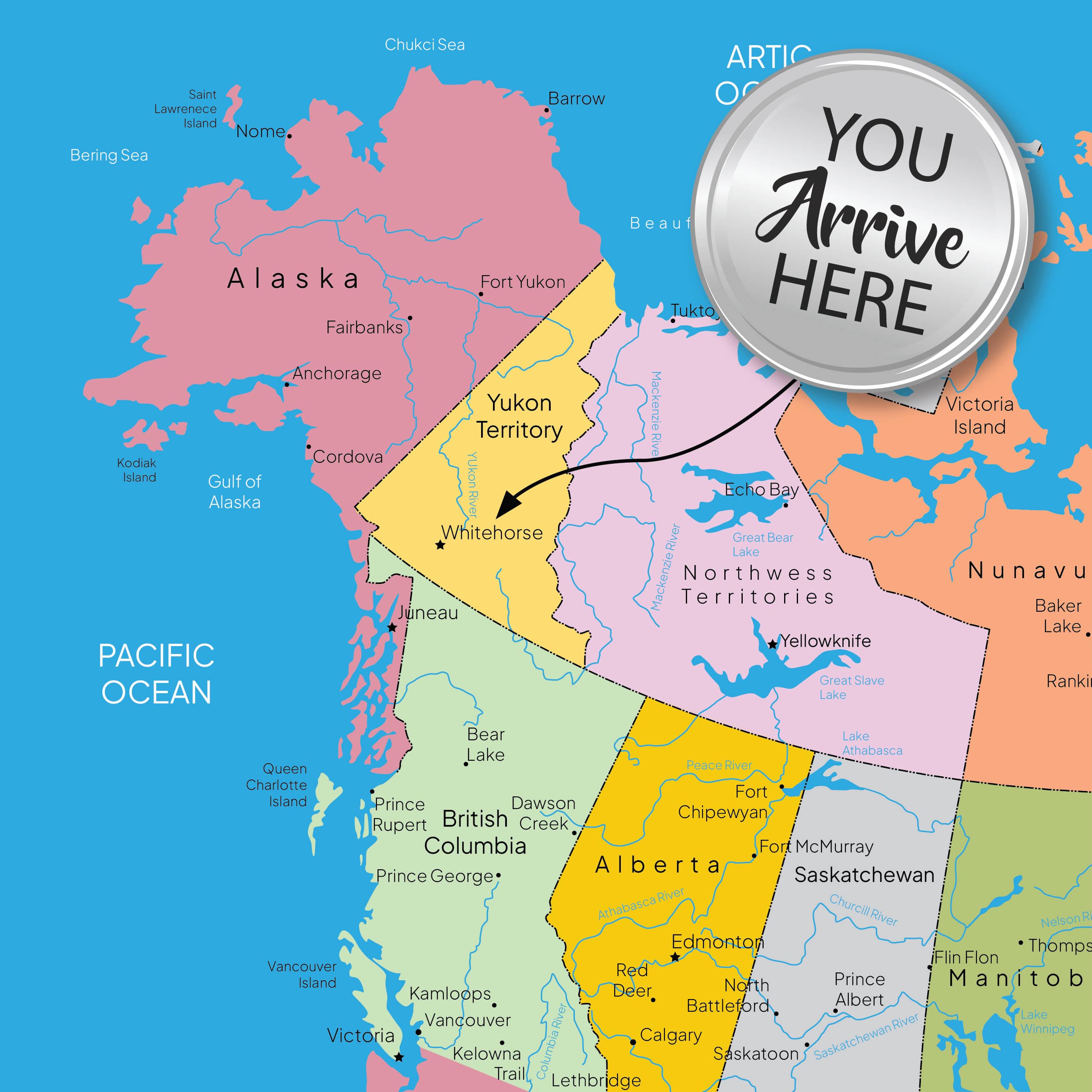 Canada Map - You Arrive Here-01